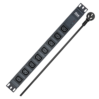 PDU with 8 ways 10A IEC320 C13 sockets&lightning protection function