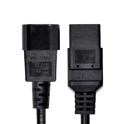 Power extension cord C19 to C14