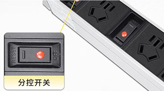 同为科技炫彩系列防雷PDU，工业级防护，打造高效安全桌面配电